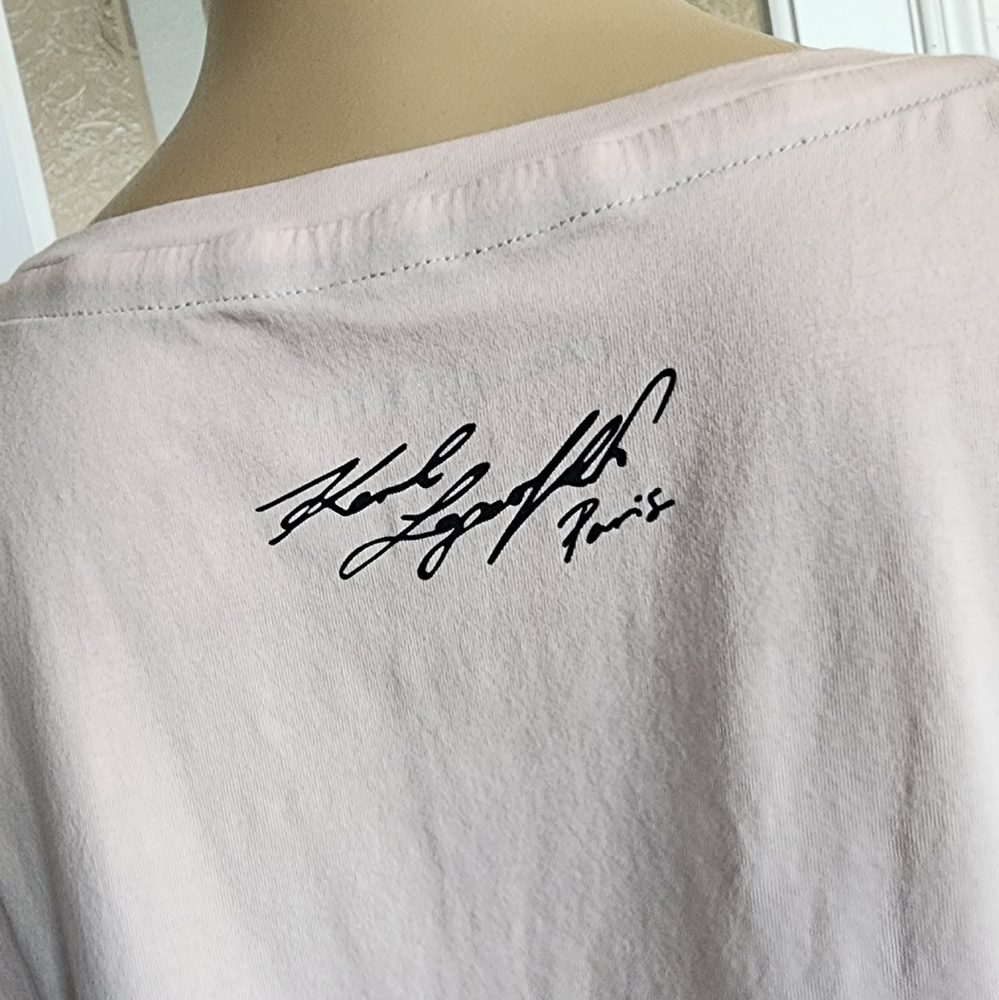 KARL LAGERFELD PARIS TEE SZ M - Picture 12 of 16